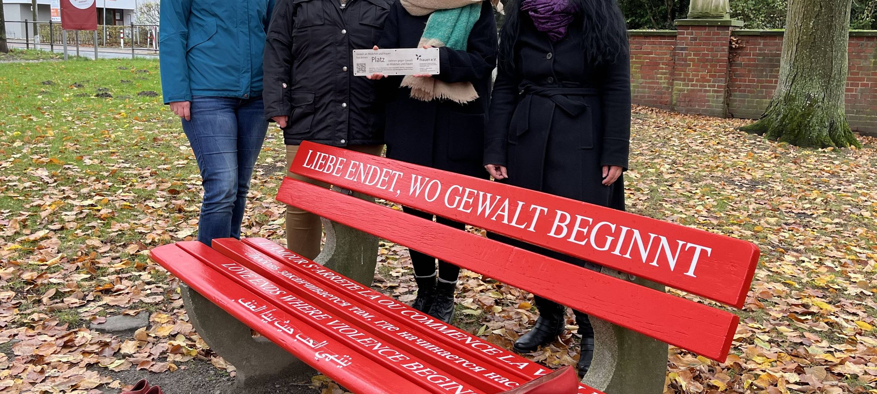 COESFELD: Rote Bank gegen Gewalt