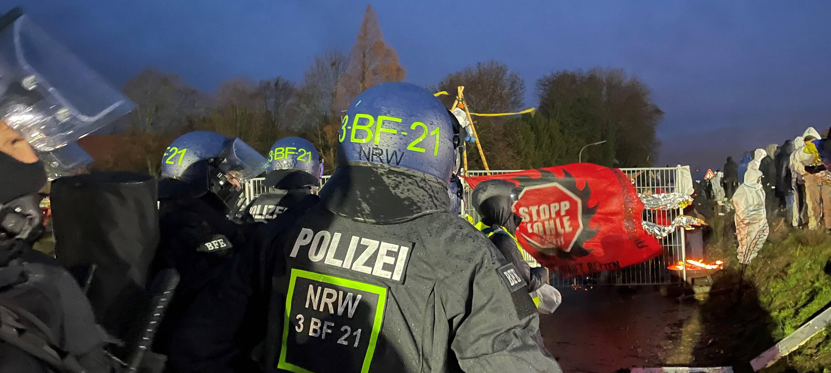 KREIS: Kreispolizei in Lützerath