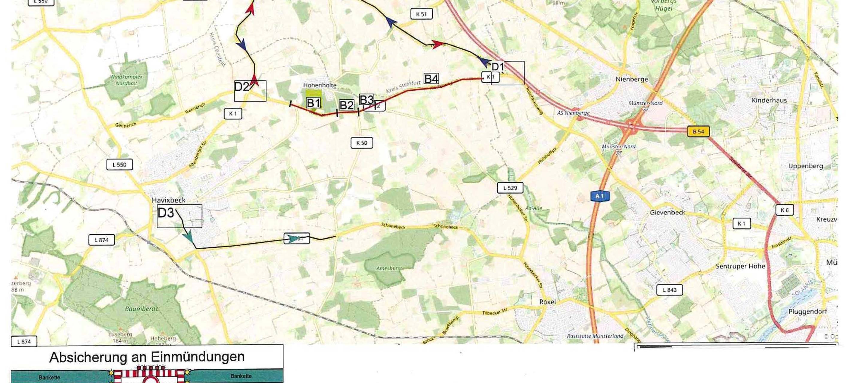 HAVIXBECK: Landstraße gesperrt