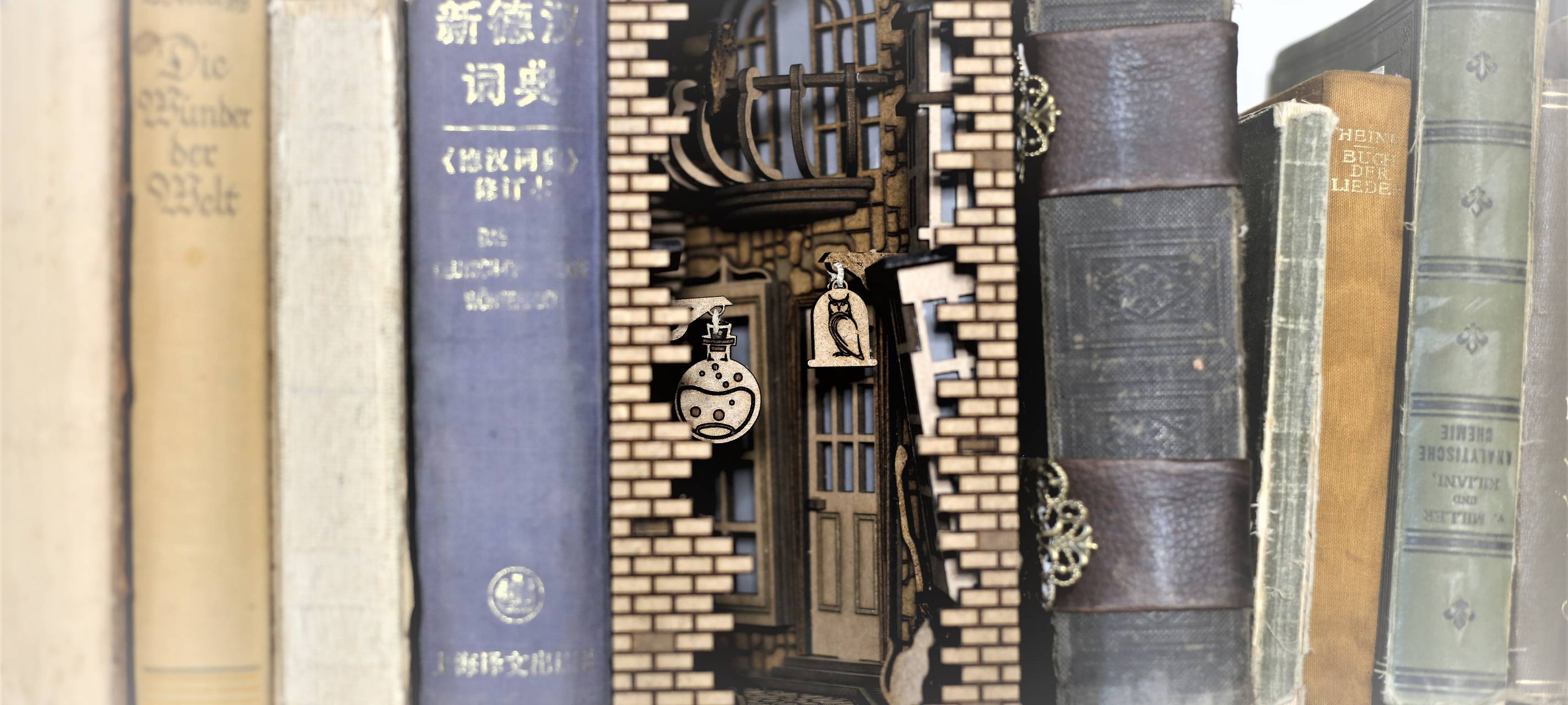 „Book-Nook“ für das Bücherregal