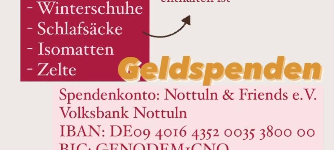 KREIS: Weitere Spendenaktionen