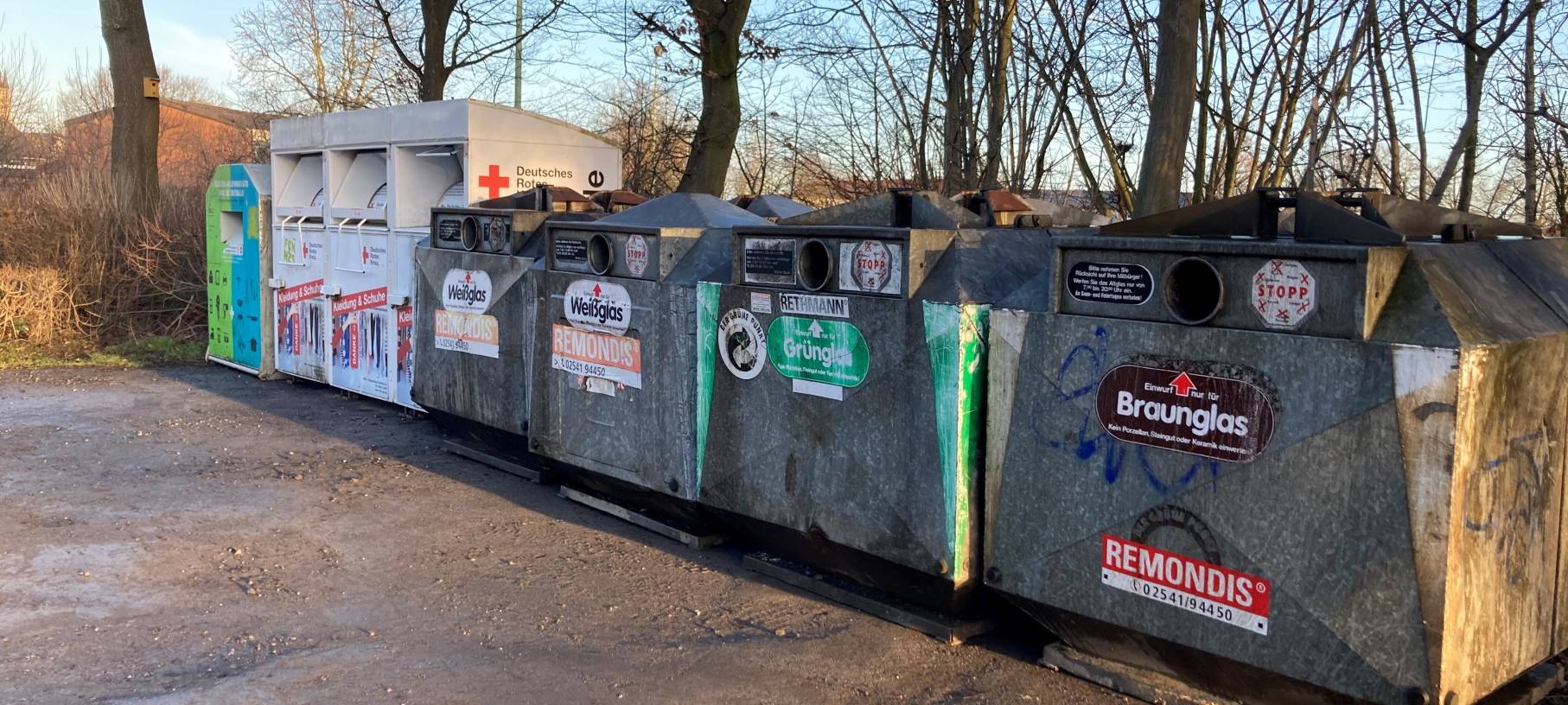 APPELHÜLSEN: Neuer Standort der Wertstoffcontainer
