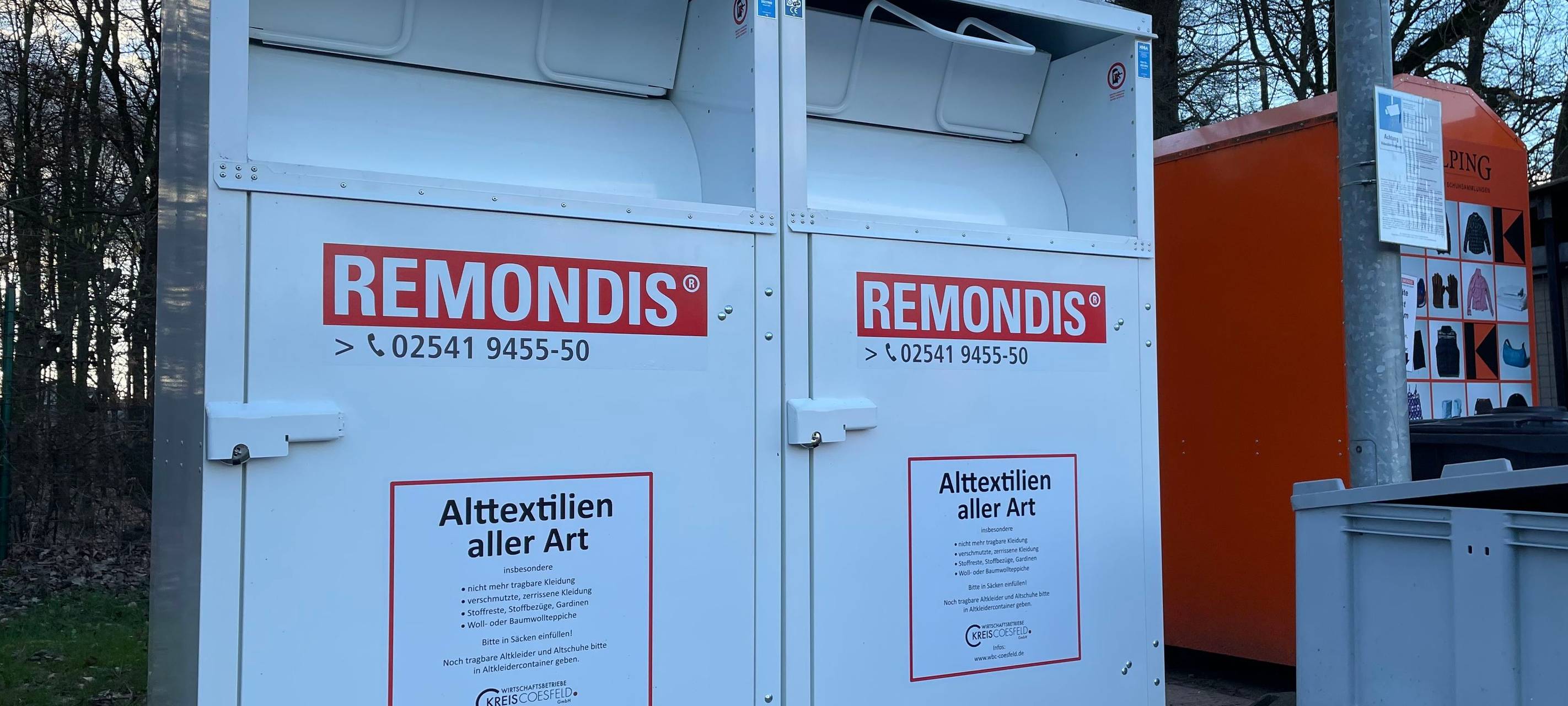 KREIS: Container für Alttextilien