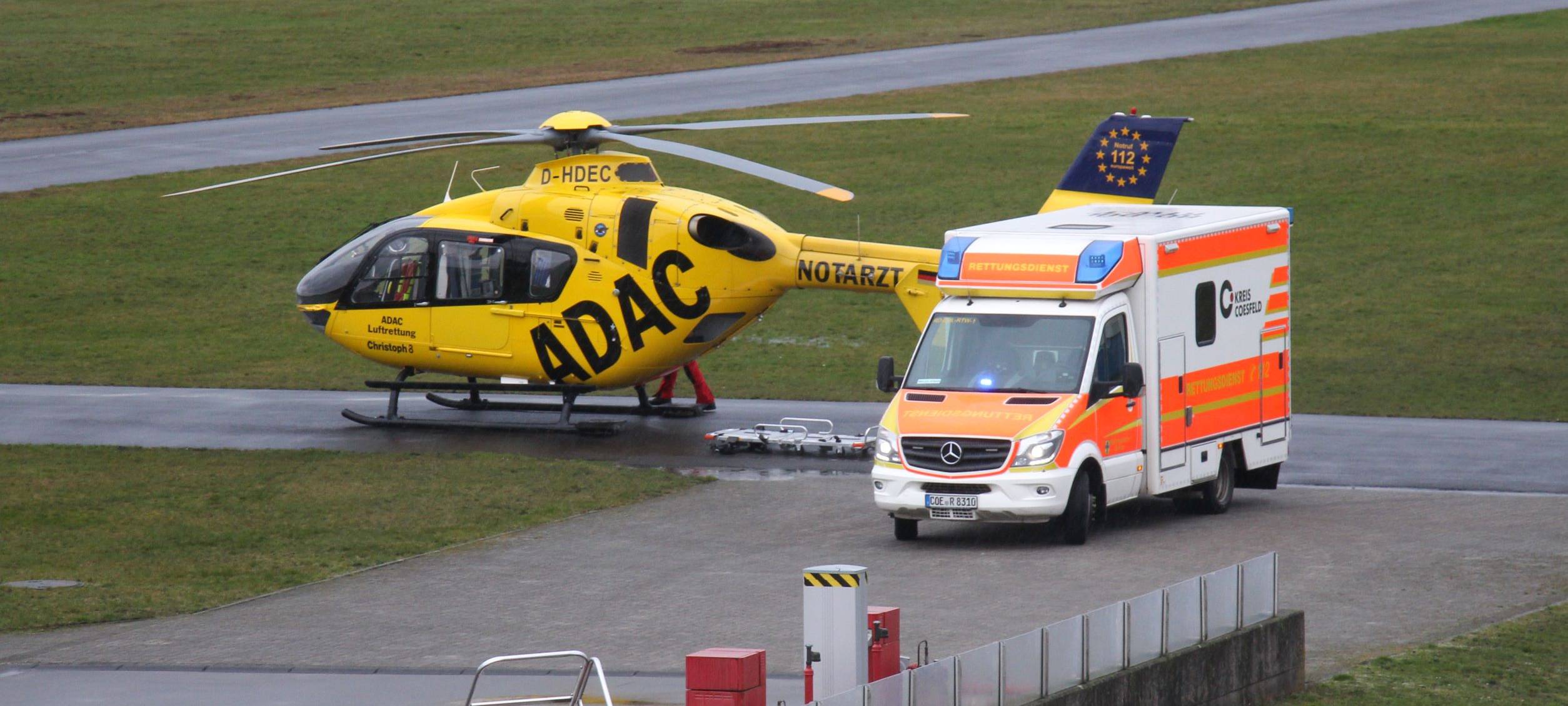 LÜDINGHAUSEN: Kooperation mit Rettungshubschrauber