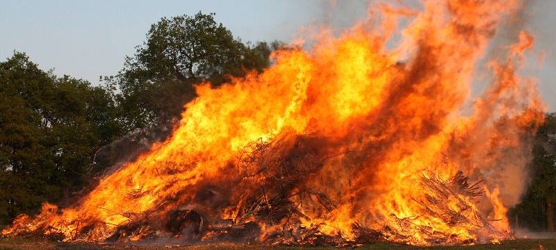 KREIS: Osterfeuer gefährlich für Tiere