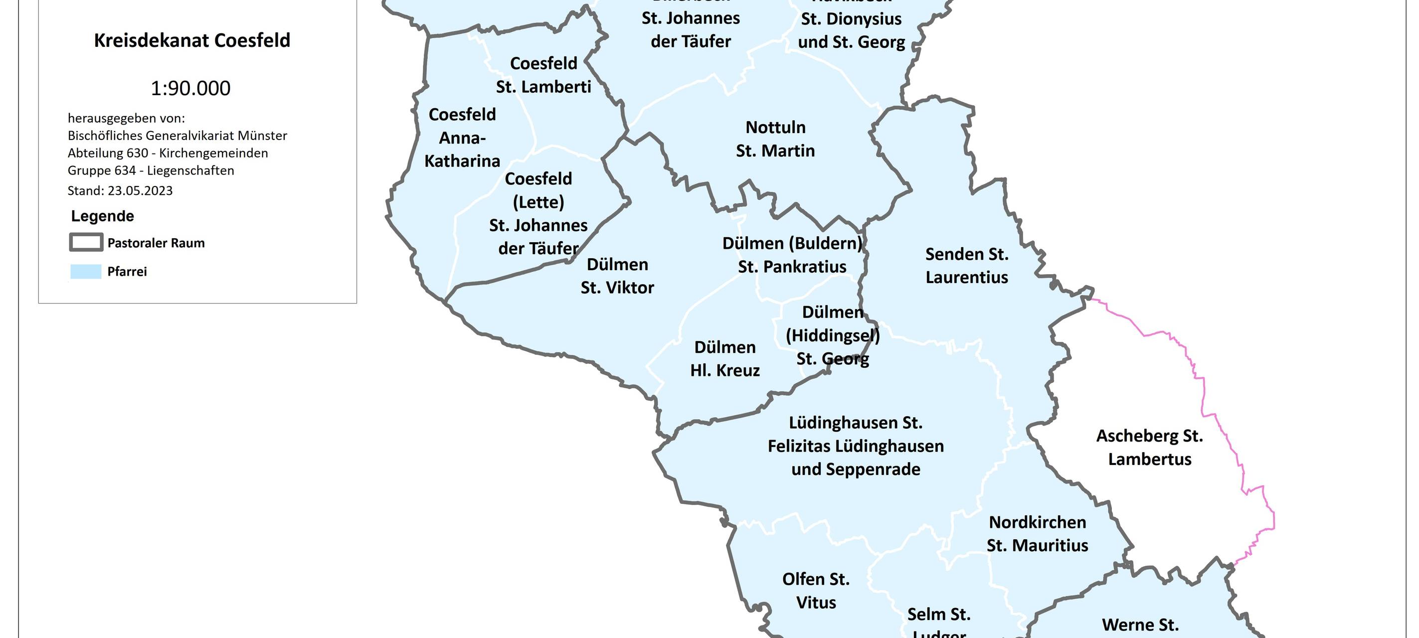 KREIS: Künftig fünf Pastorale Räume