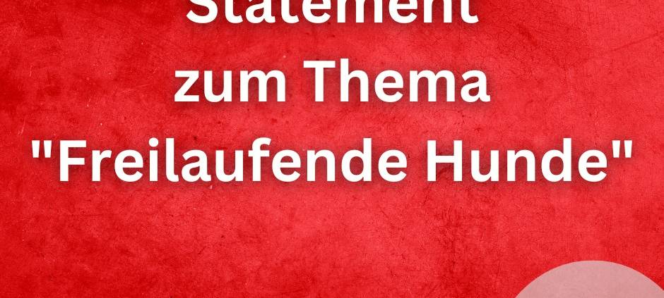 Freilaufende Hunde
