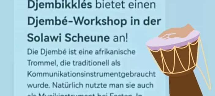 Plätze frei bei Trommelworkshop