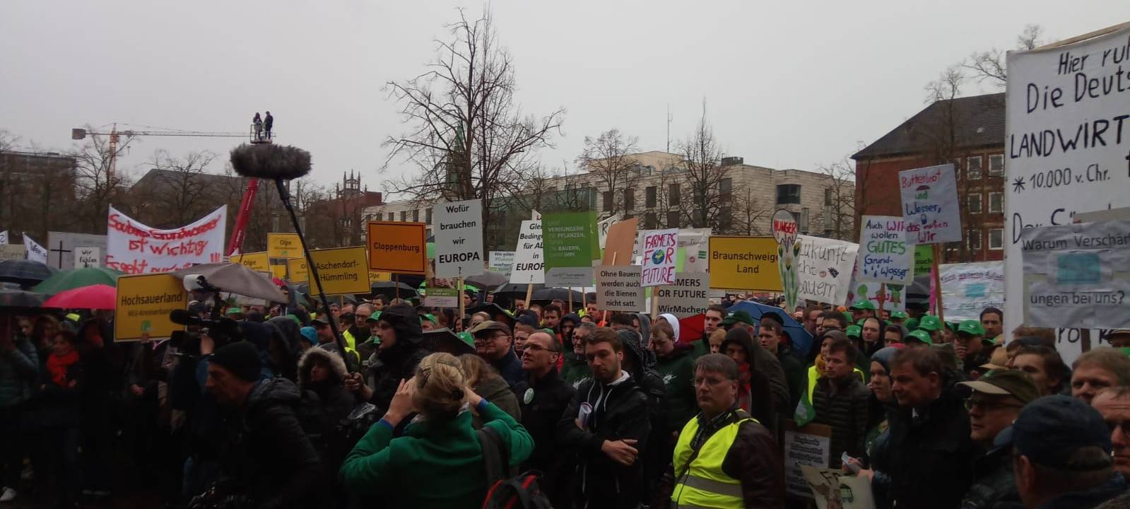 Bilanz der Landwirte-Kundgebung in Münster