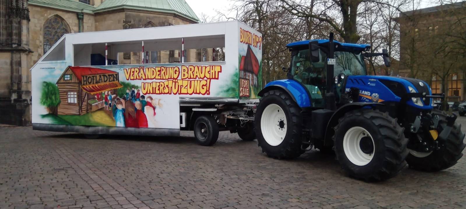 Bilanz der Landwirte-Kundgebung in Münster