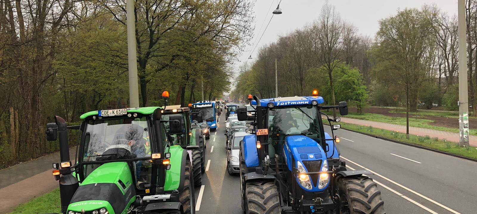 Bilanz der Landwirte-Kundgebung in Münster