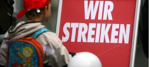 Streik bei Commerzbanken