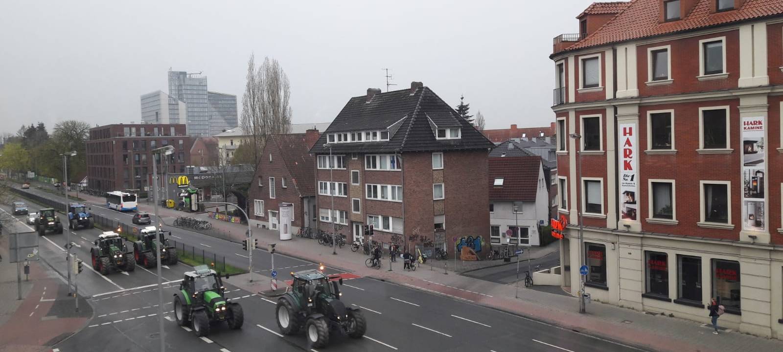 Bilanz der Landwirte-Kundgebung in Münster