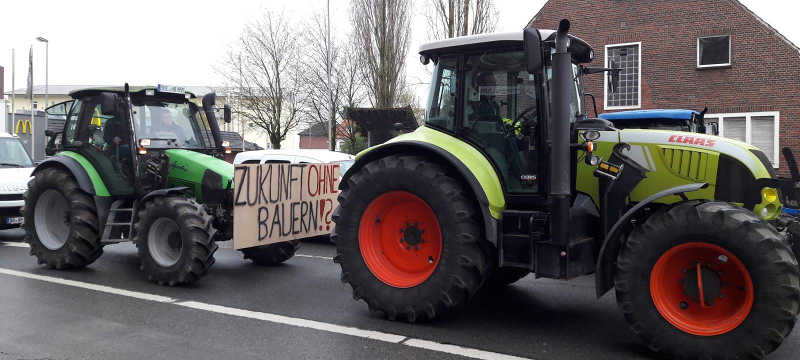 Bilanz der Landwirte-Kundgebung in Münster
