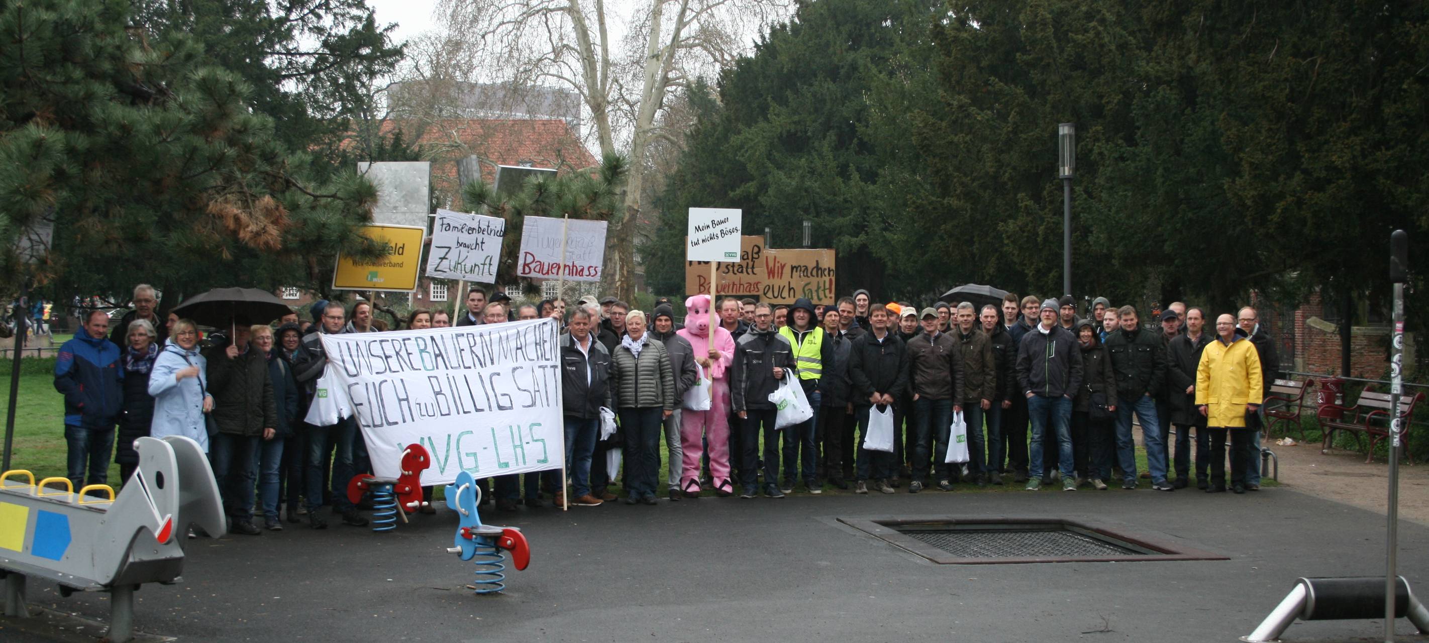 Bilanz der Landwirte-Kundgebung in Münster