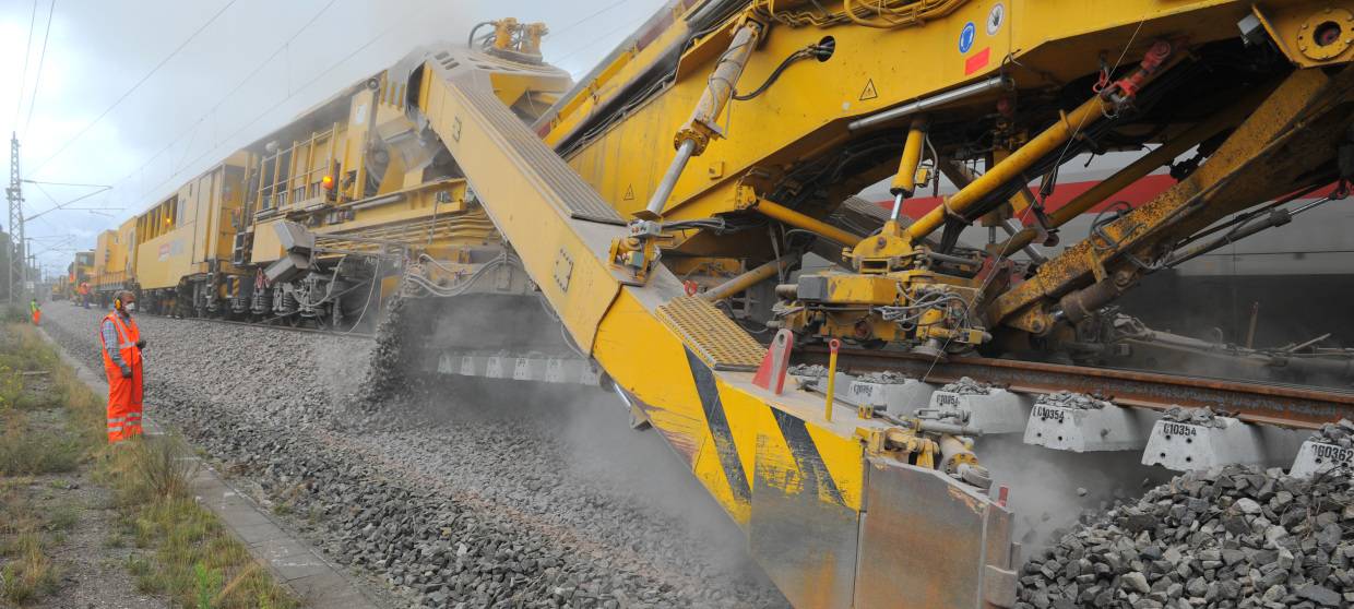 KREIS: Große Bahnbaustelle