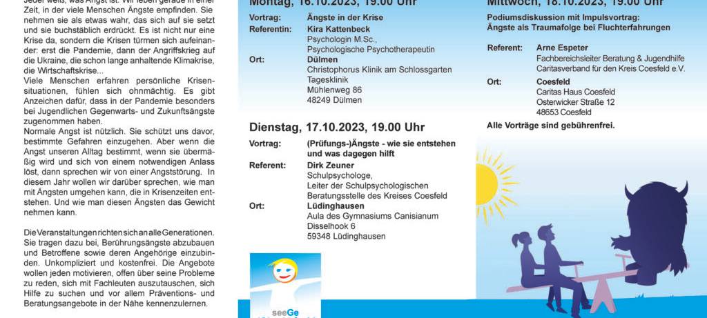 DÜLMEN: Tage der seelischen Gesundheit