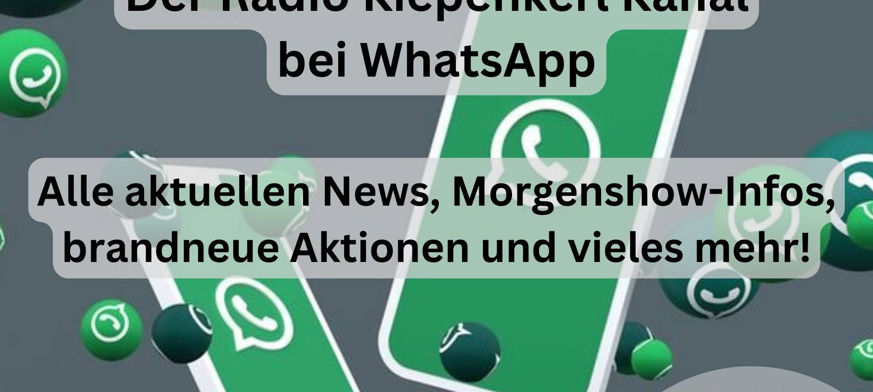 JETZT NEU: WhatsApp Kanal