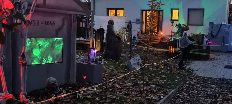 Horrorhäuser an Halloween