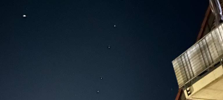 KREIS: Starlink Satelliten am Himmel