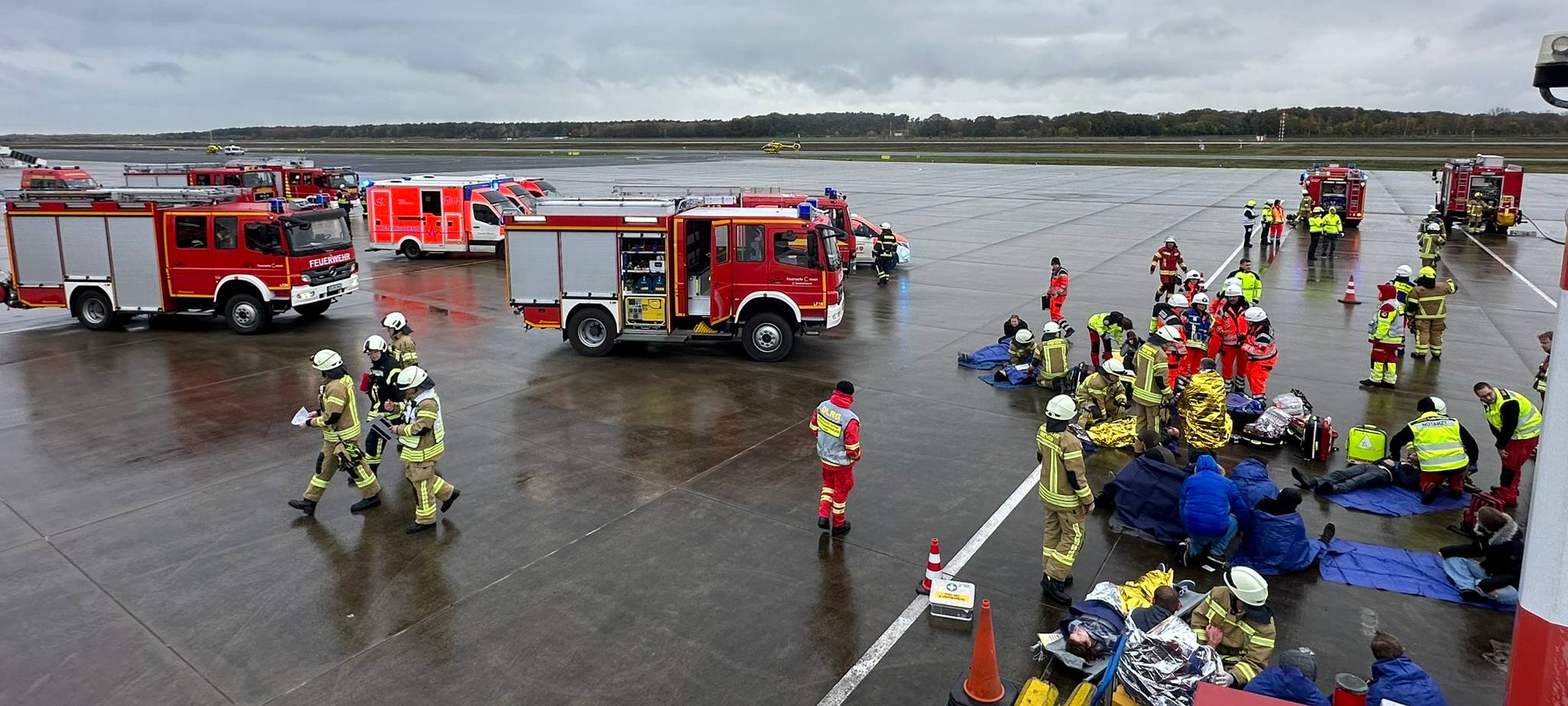 FLUGHAFEN FMO: Notfall-Übung