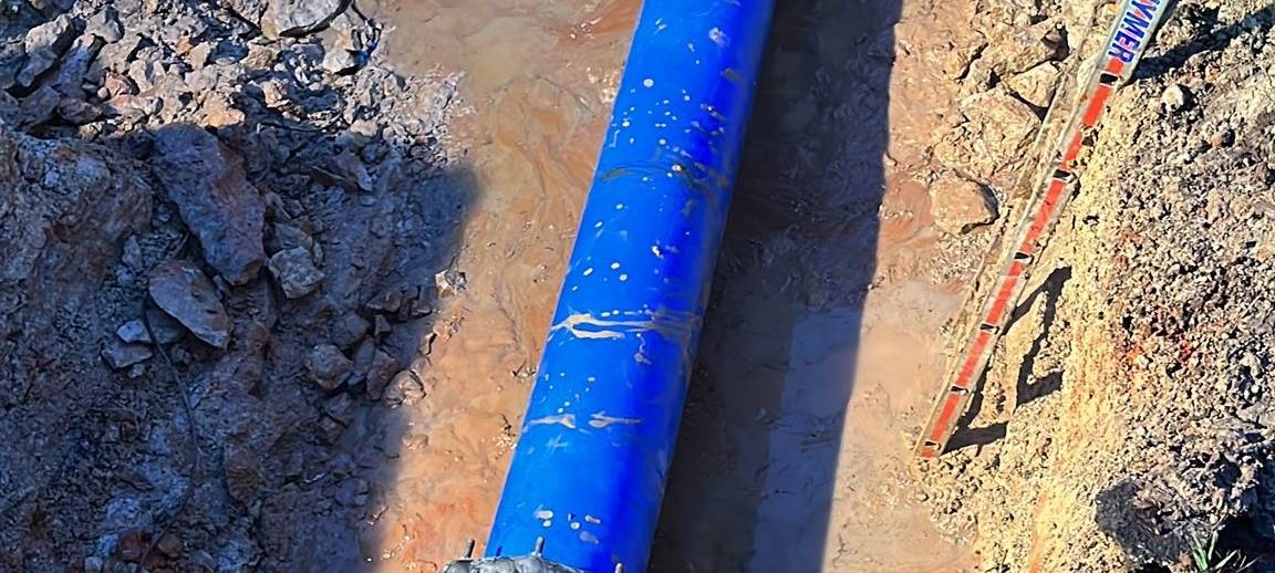 DARFELD/OSTERWICK: Wasserleitung repariert