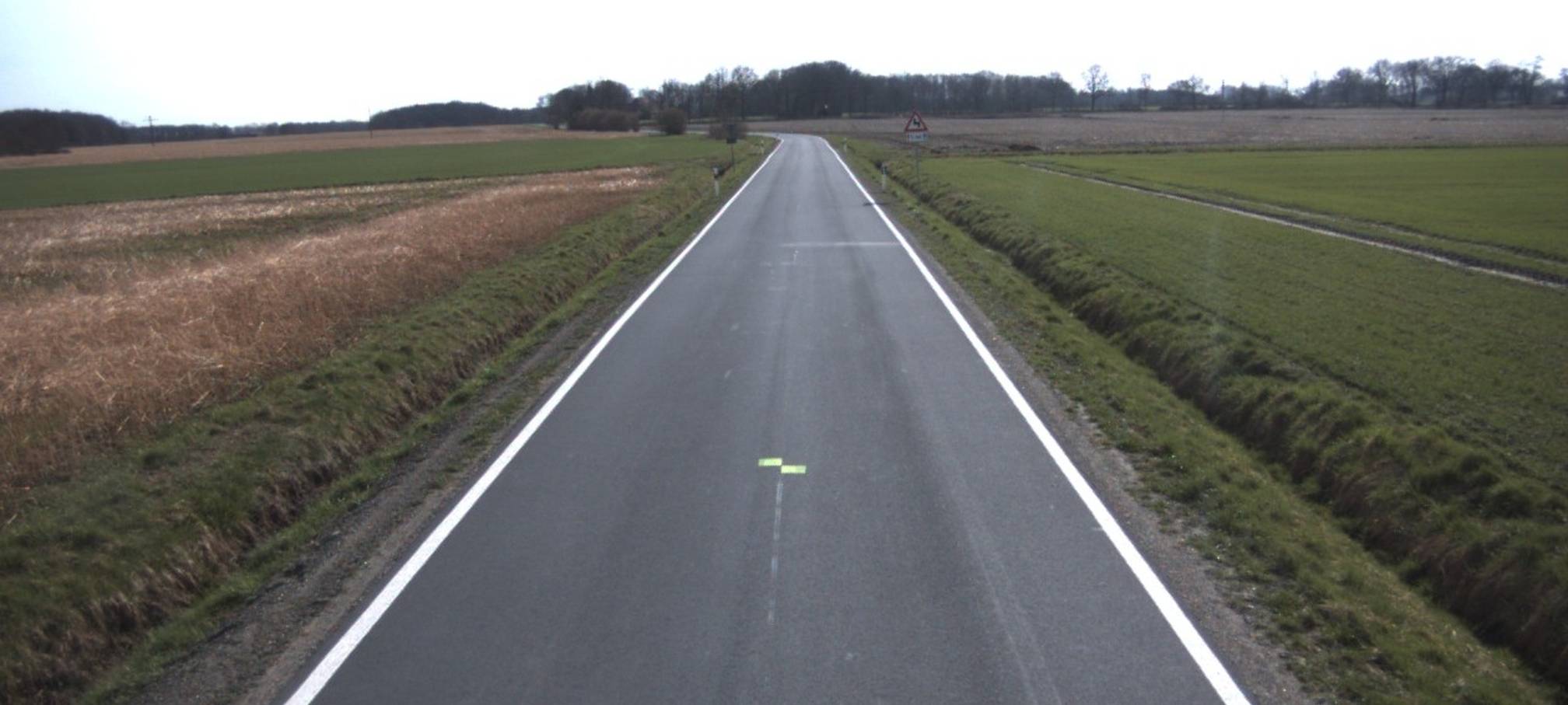 Grüne Quadrate auf Straßen sorgen für Fragen