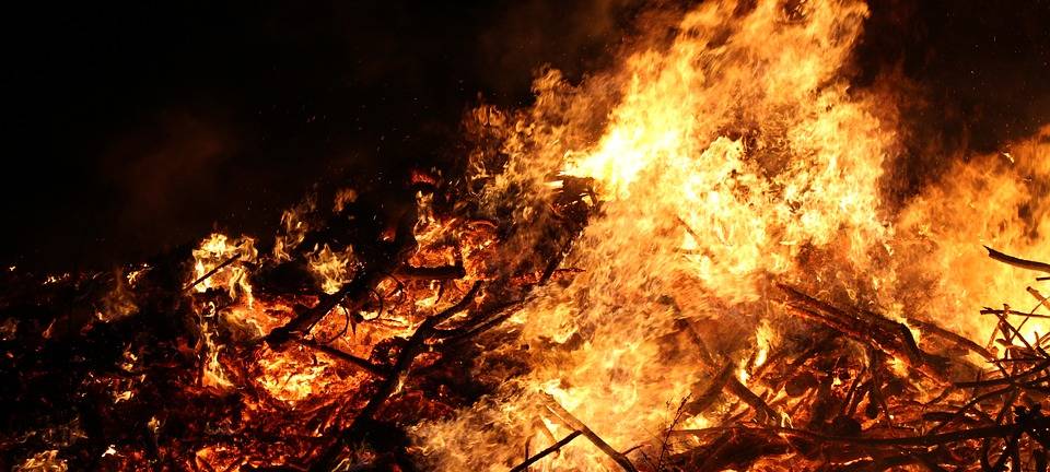 Osterfeuer im Kreis Coesfeld