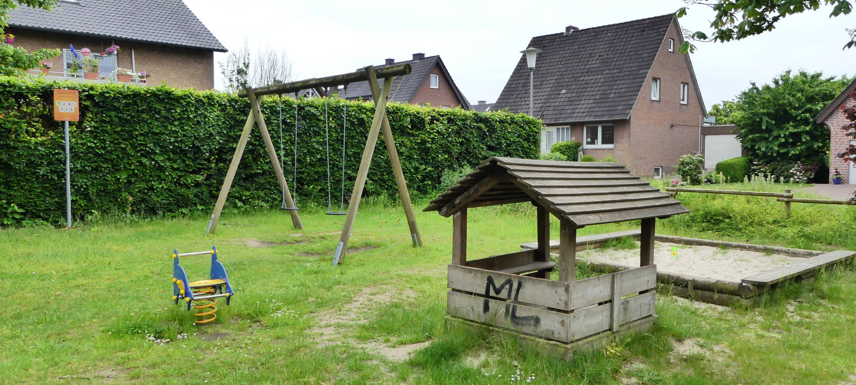 DÜLMEN: Spielplatz Rosenstraße geschlossen