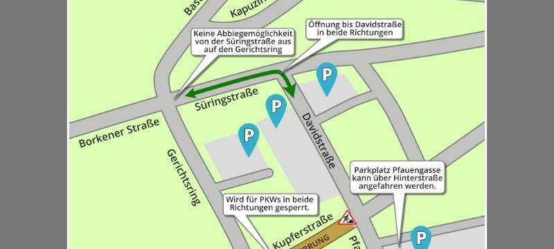 COESFELD: Großbaustelle an der Kupferstraße