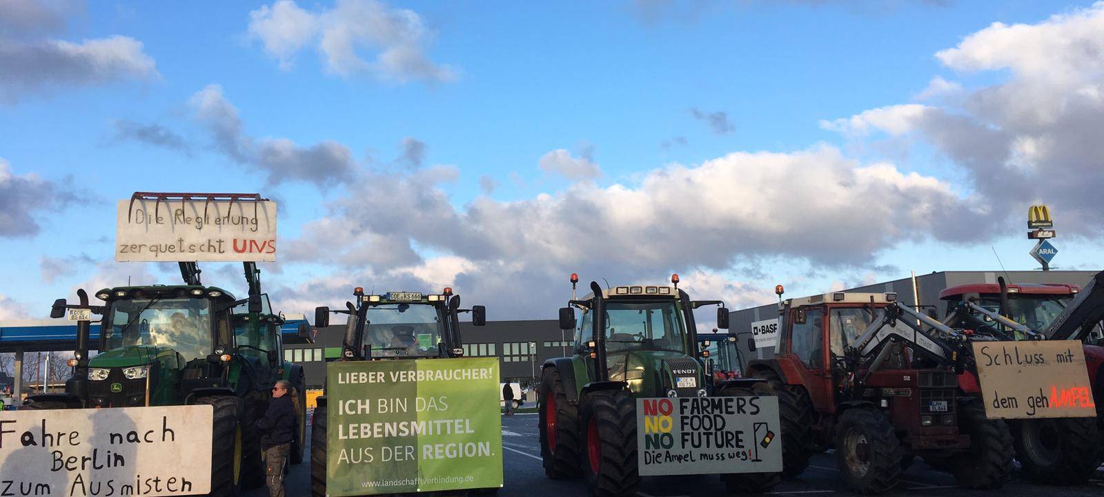 KREIS: Großer Protesttag friedlich beendet
