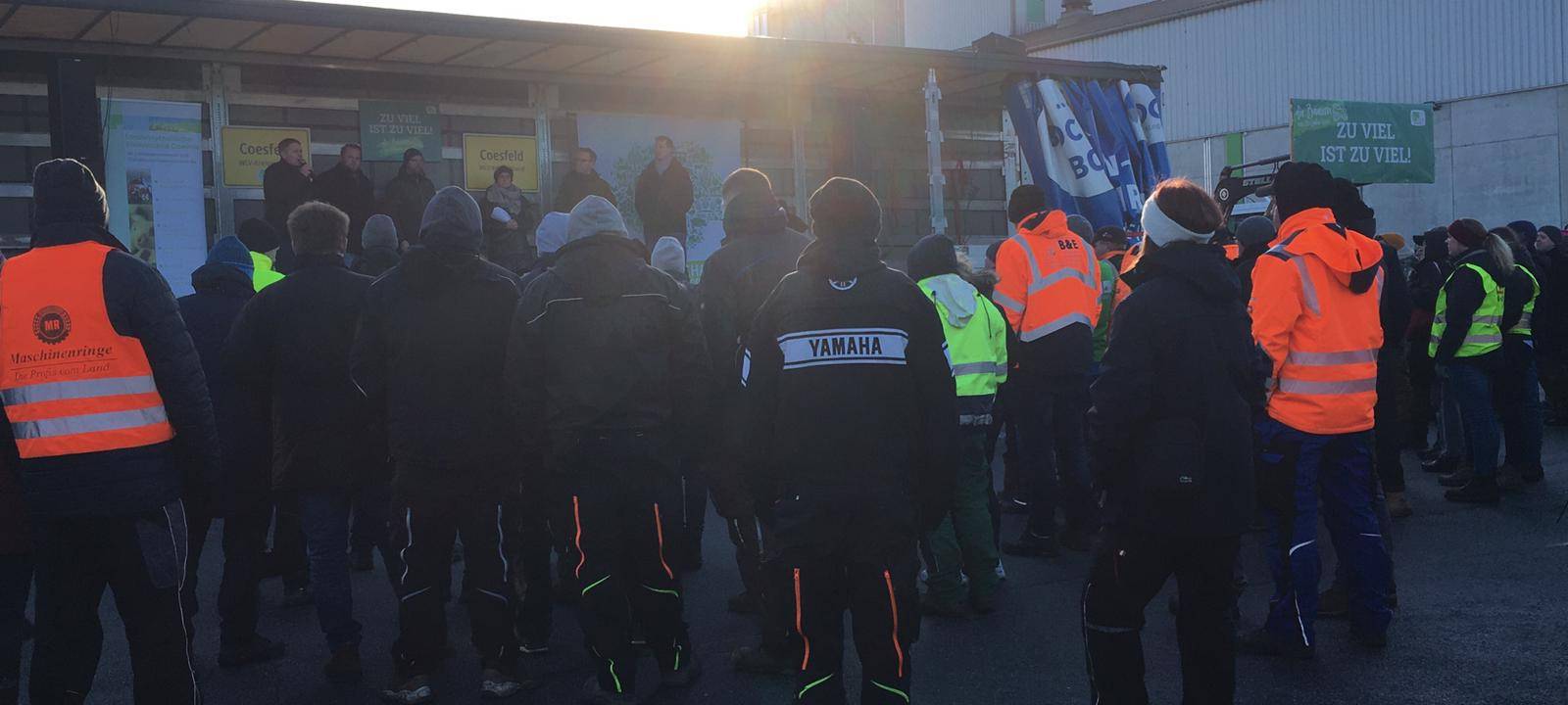 KREIS: Großer Protesttag friedlich beendet