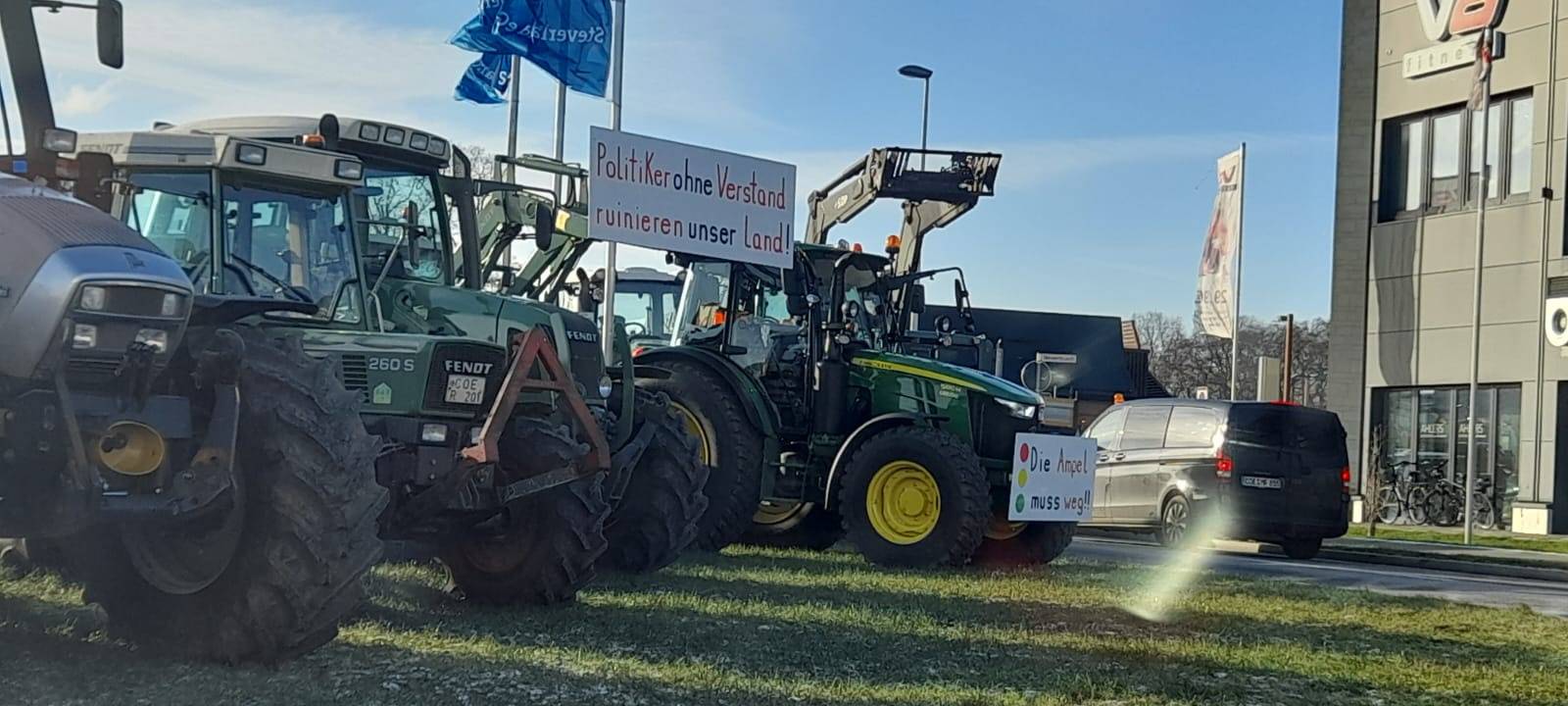 SENDEN/DÜLMEN: Weiterer Bauernprotest