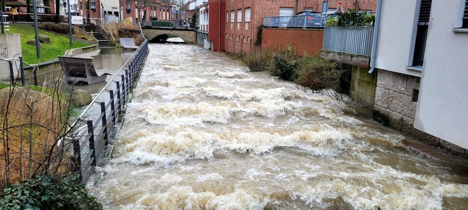 COESFELD: Hochwasserabsperrungen verschwinden