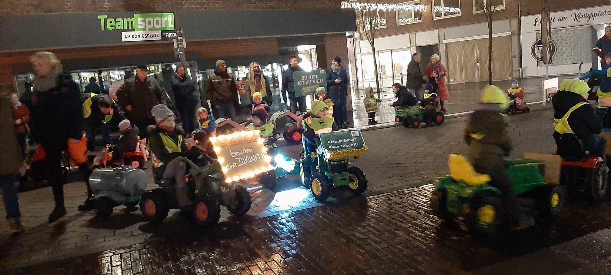 KREIS: Bauernproteste mit Kindern