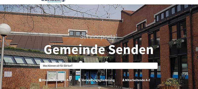 SENDEN: Neues Serviceportal