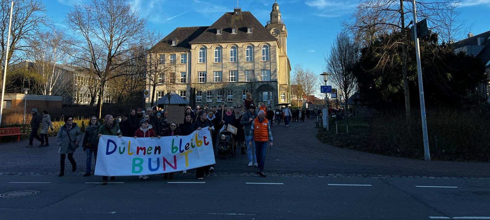 Demo gegen Rechts in Dülmen