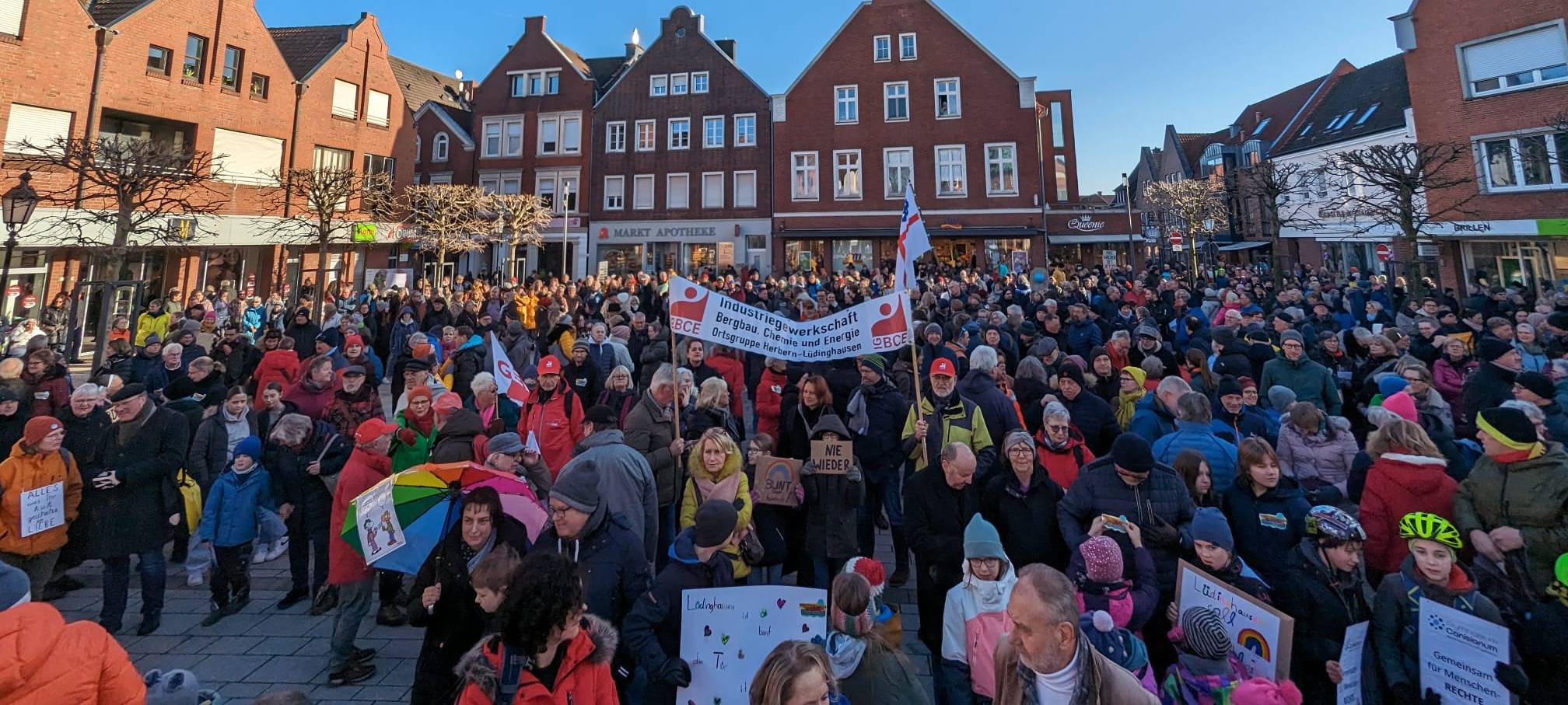 LÜDINGHAUSEN: Demo gegen Rechts