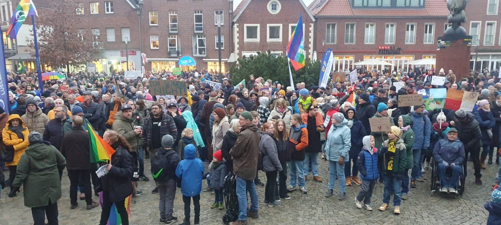 COESFELD: Demo gegen Rechts