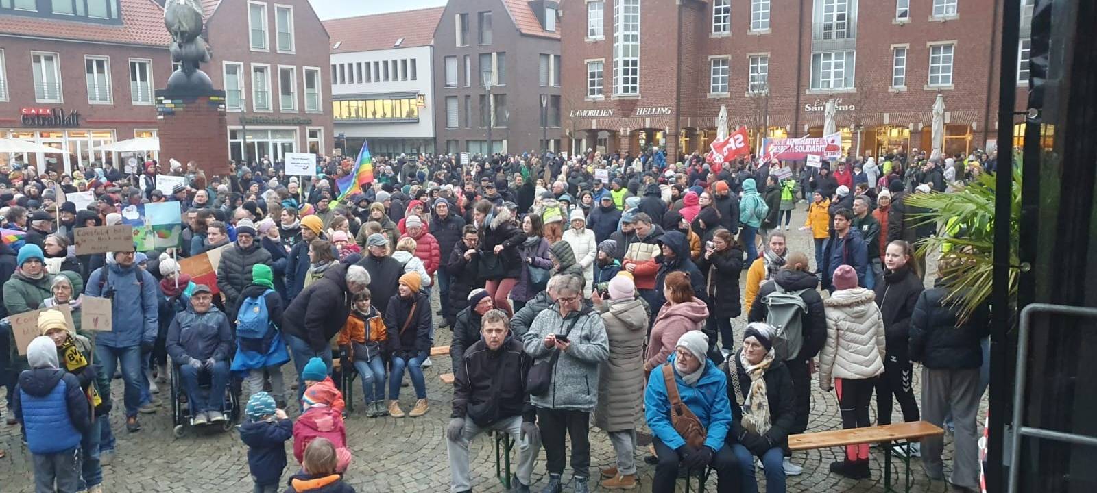 COESFELD: Demo gegen Rechts