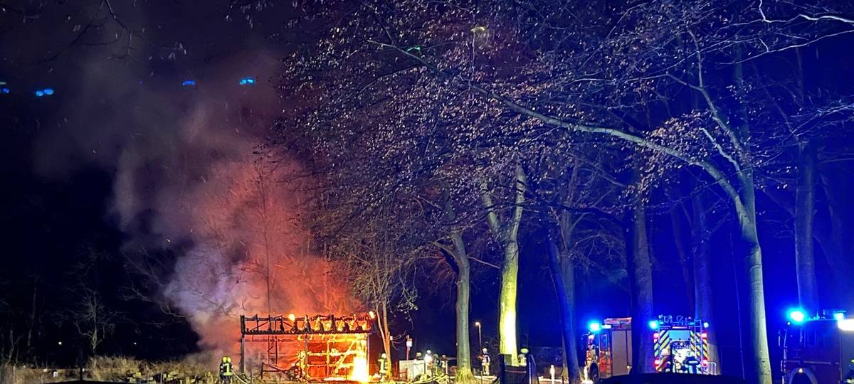 SENDEN: Hütte erneut abgebrannt