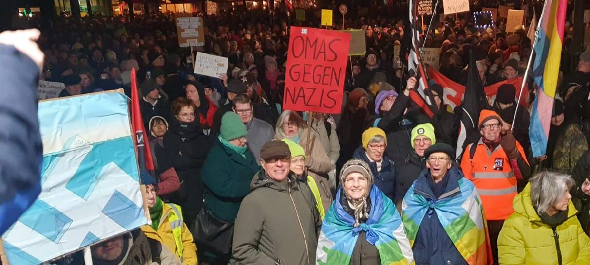 MÜNSTER: Anti AfD Demo