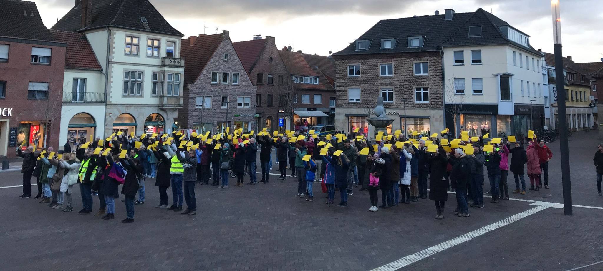 DÜLMEN: Flashmob für Demokratie