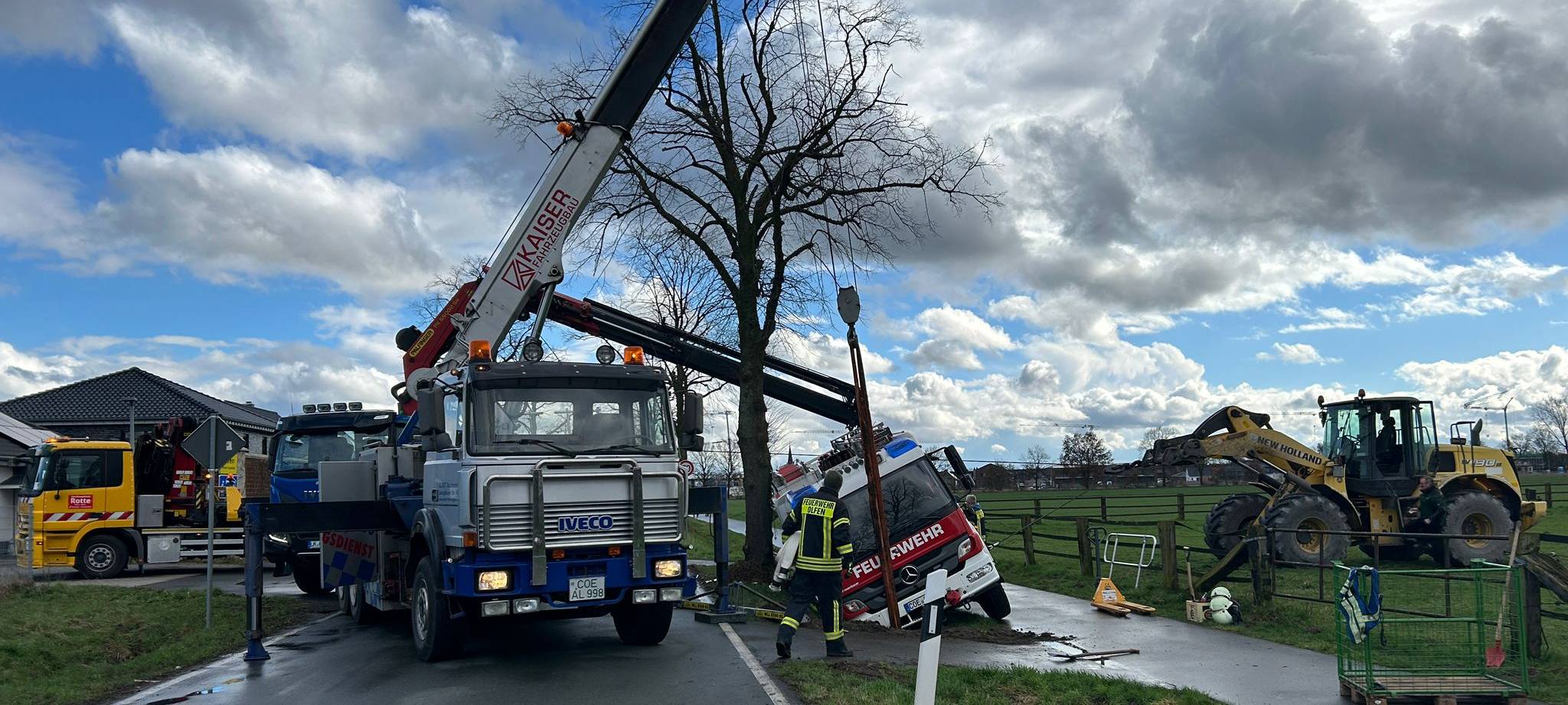 OLFEN: Löschwagen fällt aus