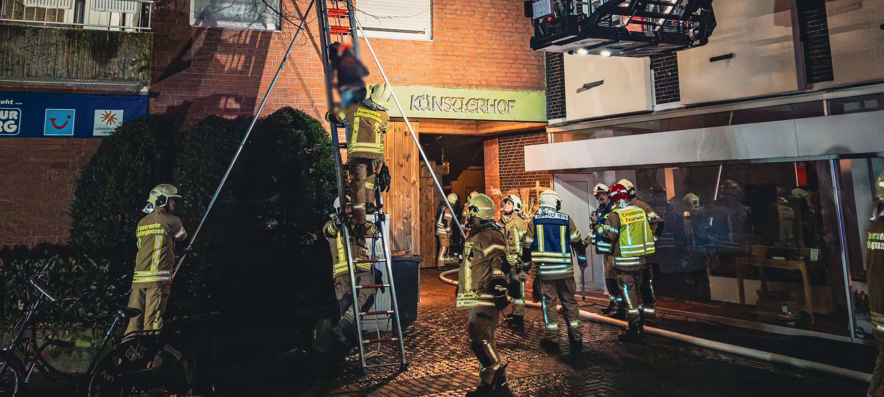 LÜDINGHAUSEN: Feuer in der Innenstadt