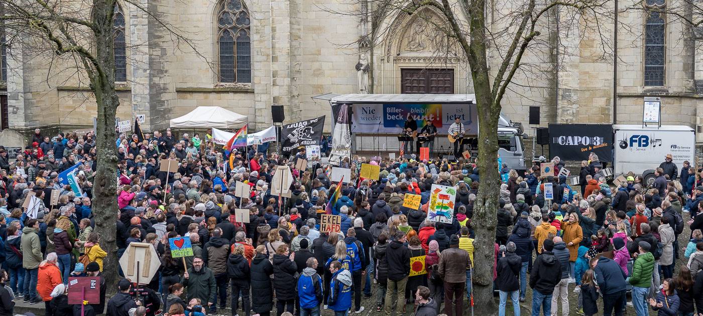 BILLERBECK: Erfolgreiche Demo