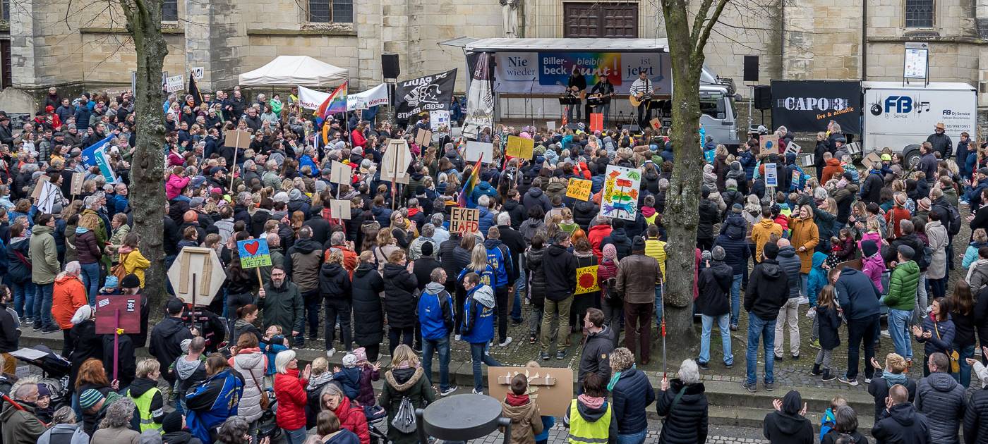 BILLERBECK: Erfolgreiche Demo