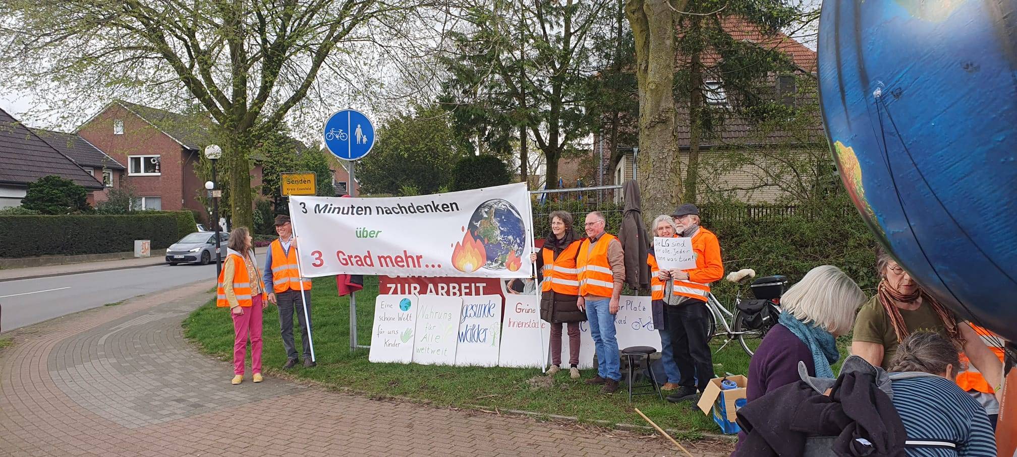 SENDEN: Blockade-Aktion der Klimaaktivisten