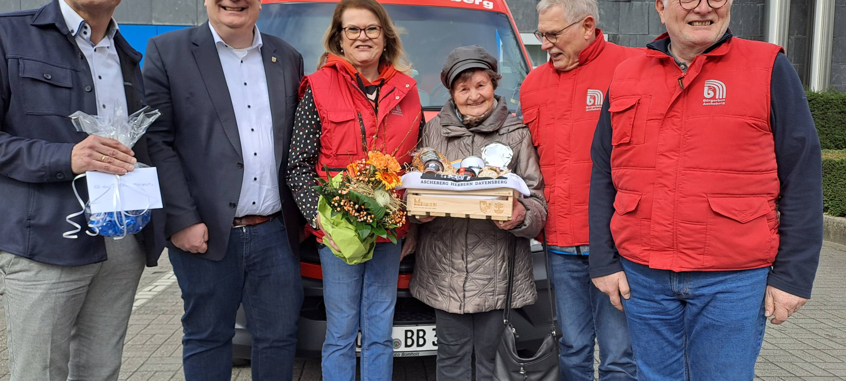 ASCHEBERG: 175.000 Bürgerbus-Fahrgast