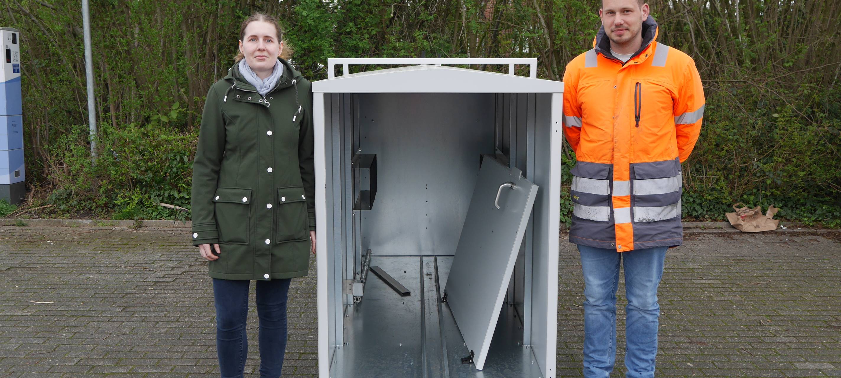 LÜDINGHAUSEN: Lastenrad-Boxen beschädigt
